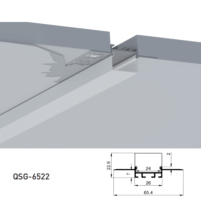 Recessed LED Strip Channel Plaster In Lighing For 20mm Double Row LED Tape Lights Recessed LED Strip Channel Plaster In Lighing For 20mm Double Row LED Tape Lights